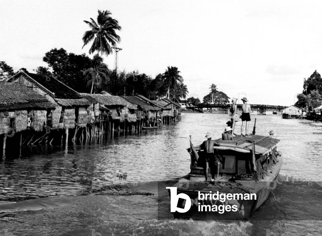 River squadron of the Vietnamese Army in Saigon during the war in Indochina (1946-1954)