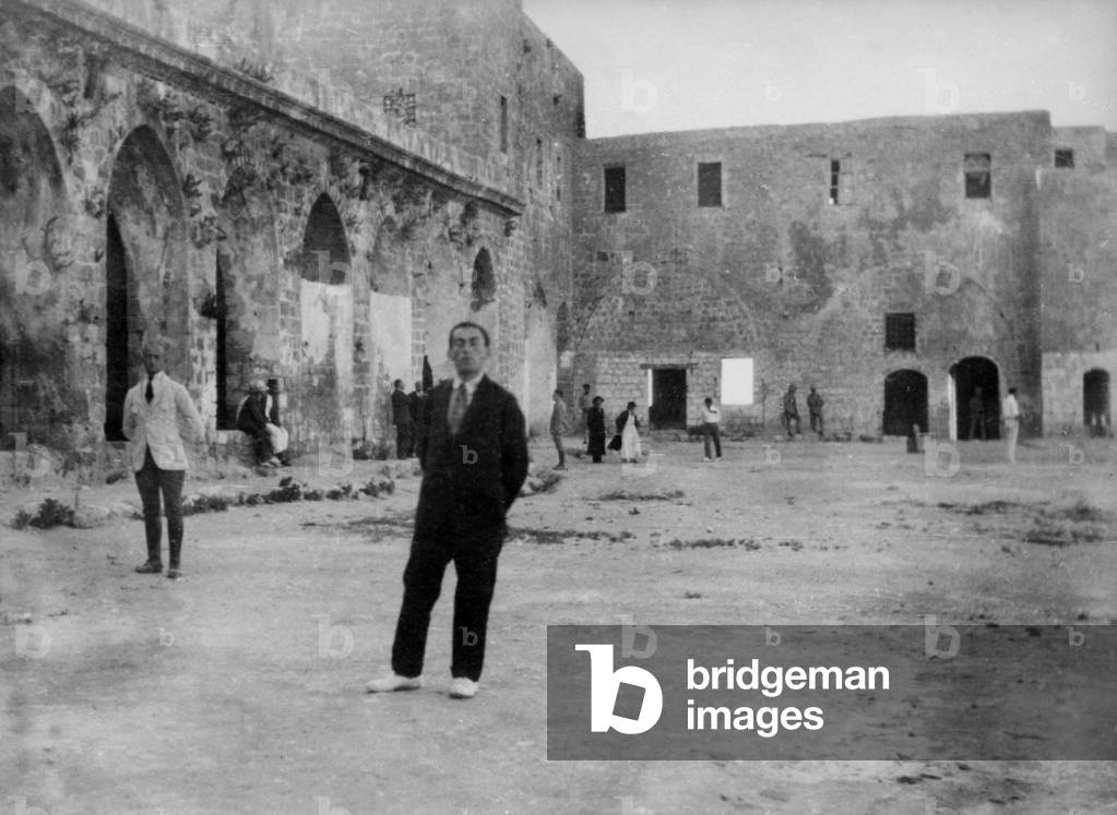 Zev Jabotinsky (1880-1940) leader of Betar movement (movement of revisionist Zionist youth) in Palestine in 20's