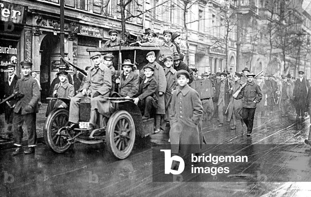 Germany, january 1919 : Spartacist revolution in Berlin
