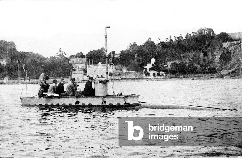 Le Gymnote, French submarine and first modern torpedo boat 1886-1911