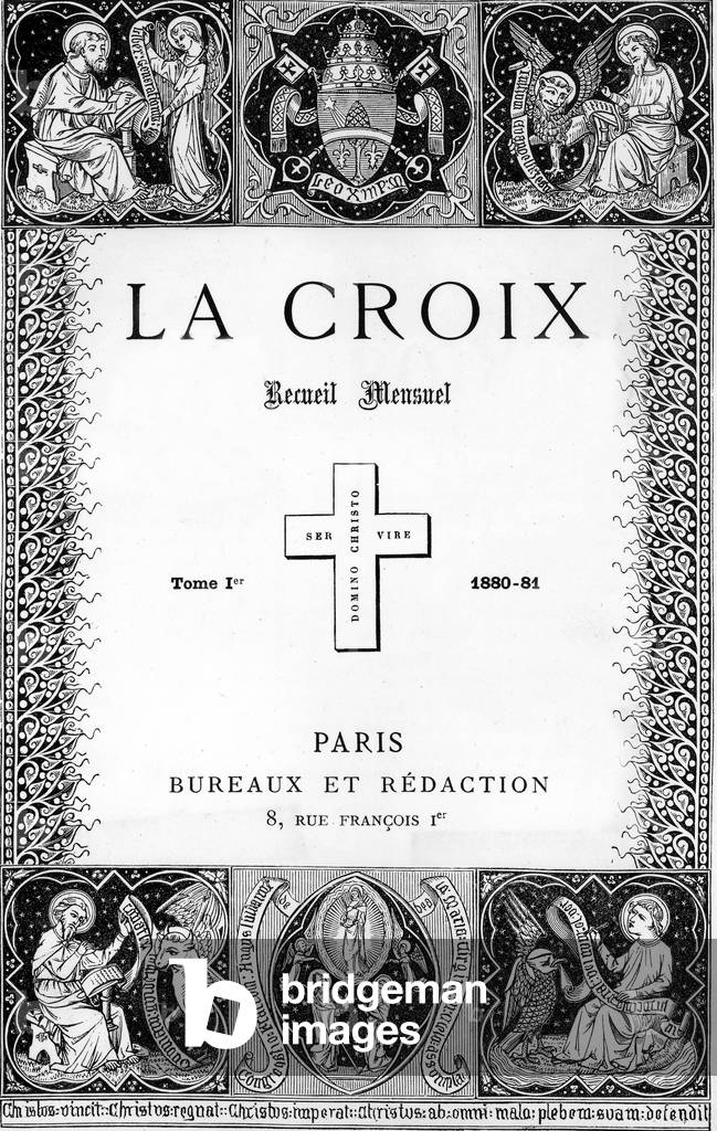 Collection of magazine La Croix, 1st volume (1880-1881) published in Paris