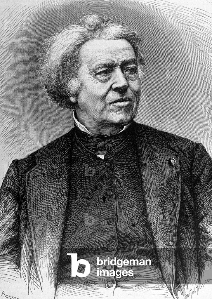 Jean Baptiste Camille Corot (1796-1875) French painter (engraving)