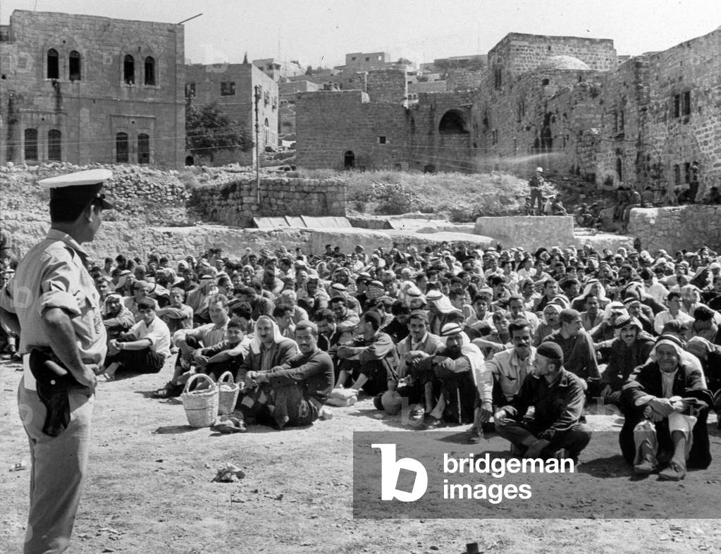 Palestinian prisoners in Israel june 1967 during Six Days war