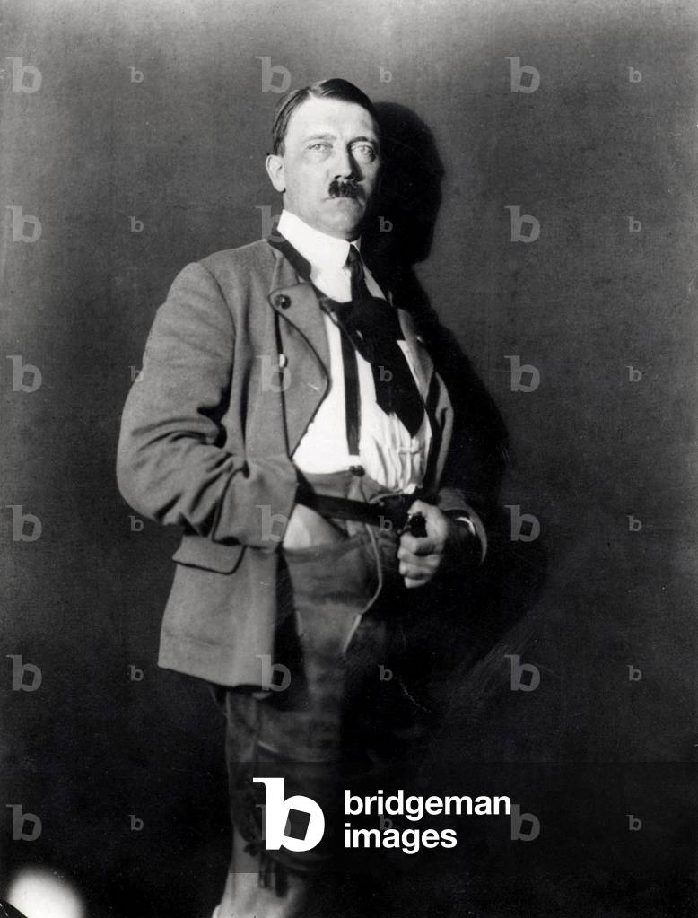 Adolf Hitler in 1923, year when he was implicated in the Putsch of the brasserie in Munich