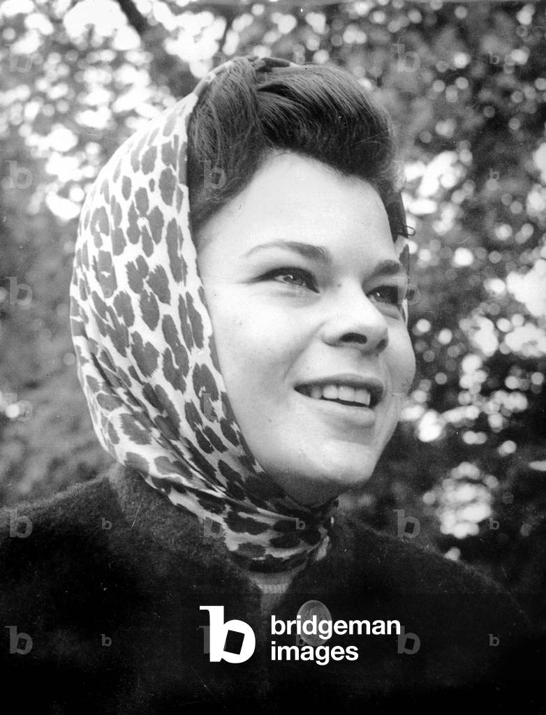 princess Maria Beatrice of Savoy , daughter of king UmbertoII of Italy, March 1962