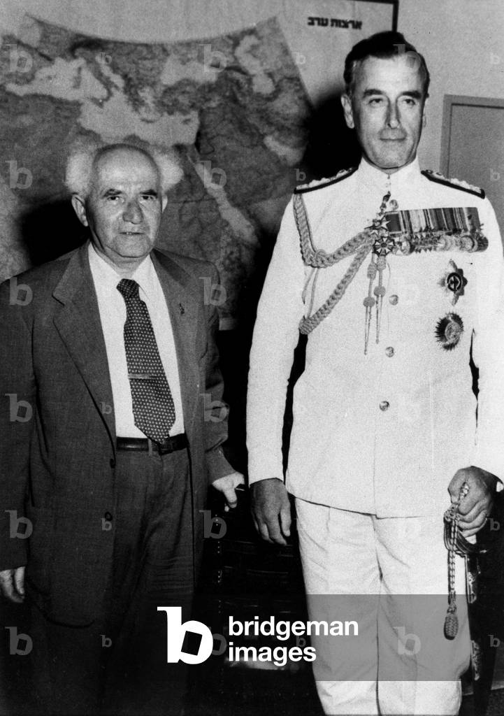 The israeli stateman , David Ben Gourion (1886-1973) about 1945-1950
