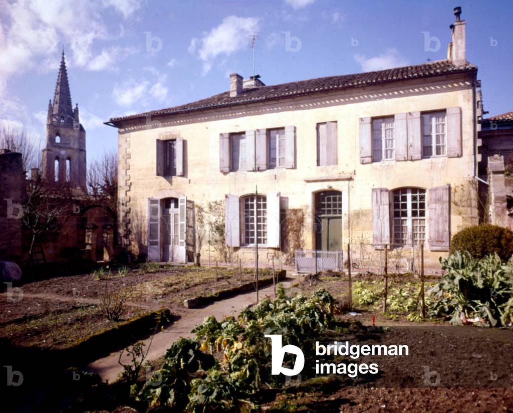 Bouquey property in Saint Emilion south west of France which served as refuge for the Girondist during the French Revolution