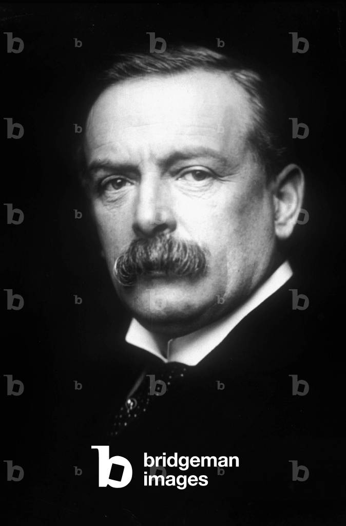 David Lloyd George (1863-1945) 1st earl , english politician, chancellor of the Exchequer, minister of war during the great war, here in 1912