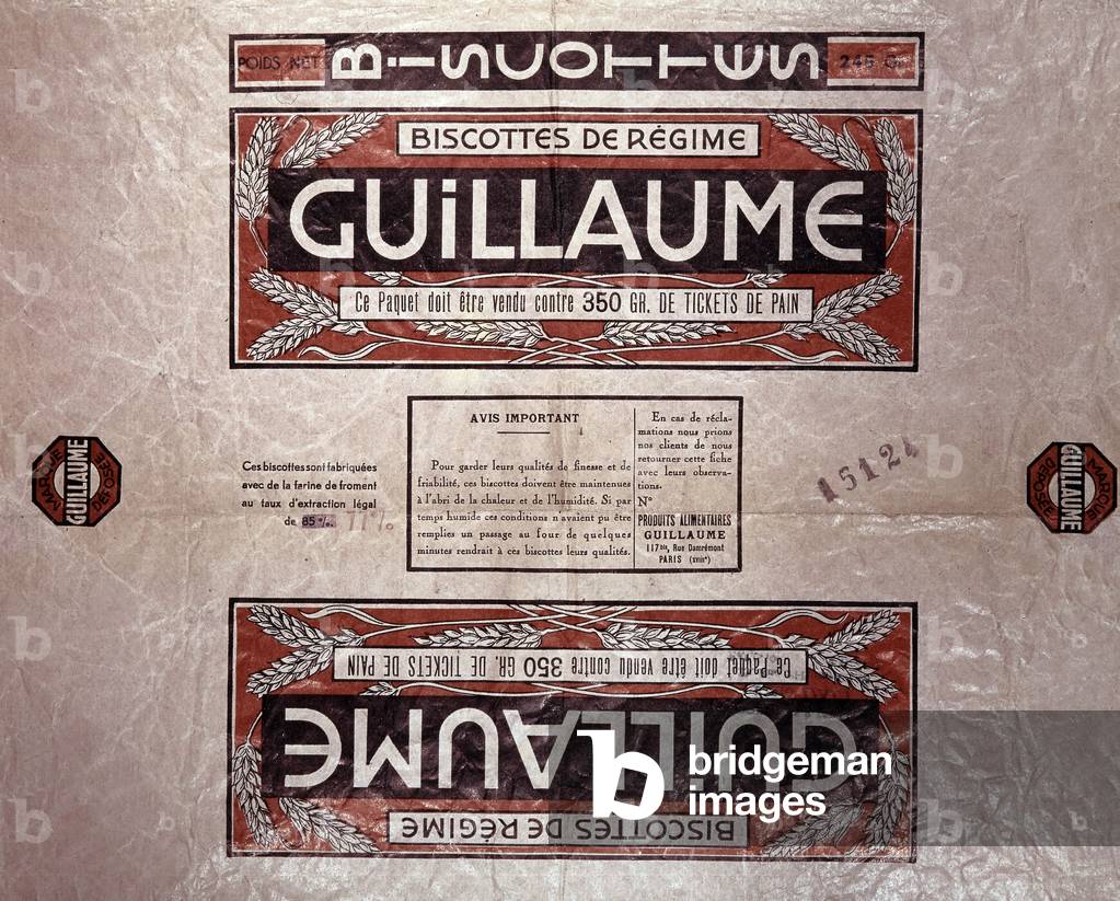 packaging for the continental toasts by Guillaume