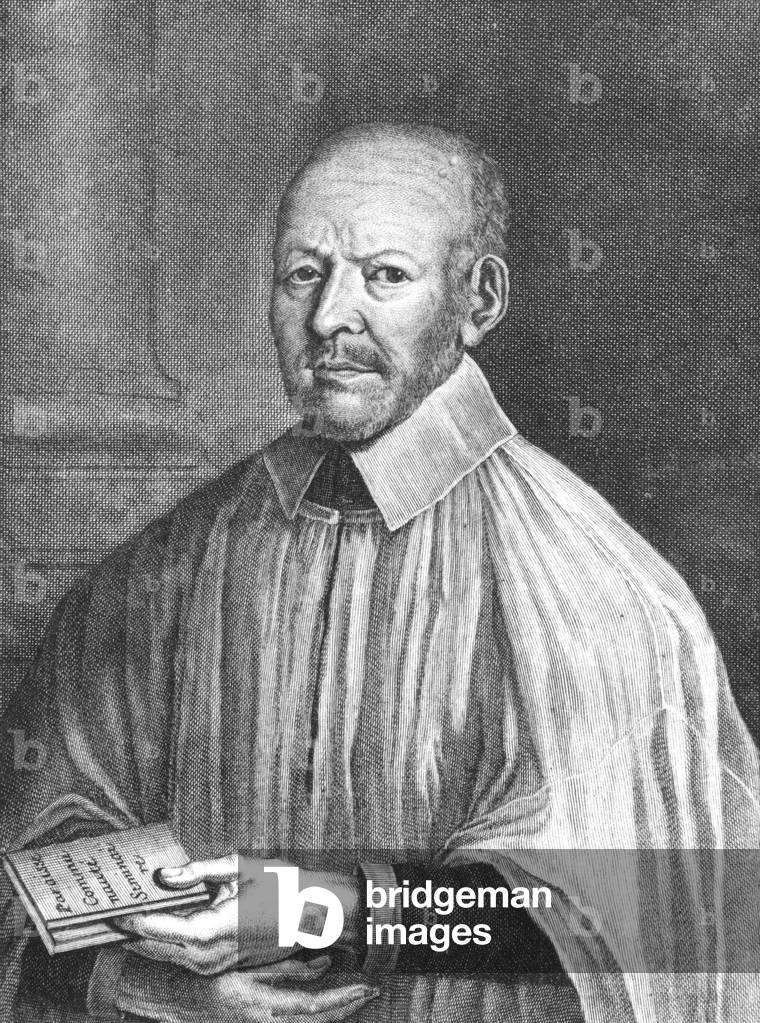 Adrien Bourdoise (1584-1665) French clergyman who took part with Saint Vincent de Paul and Pierre de Berulle in reform of clergy, engraving