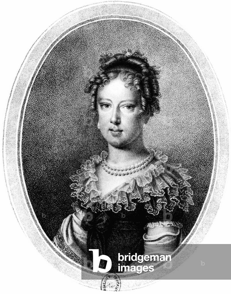 Leopoldina (Maria Leopoldina Josefa Carolina de Habsbourg -Lorraine 1797-1826) german princess, empress of Brazil, engraving
