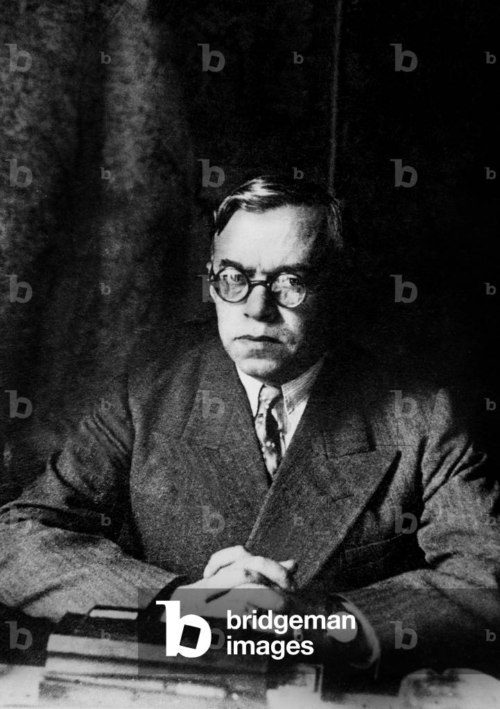 Zev Jabotinsky (1880-1940) leader of Betar movement (movement of revisionist Zionist youth) in 1934