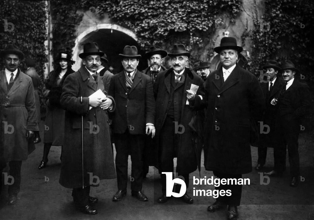 the Congress of Tours (France) december 25-30, 1920 : organized by the French socialist party (SFIO), after disagreemants inside the party, it split and gave birth to French communist party (PCF) : Monsat Meric Bracke Ferdinand Faure