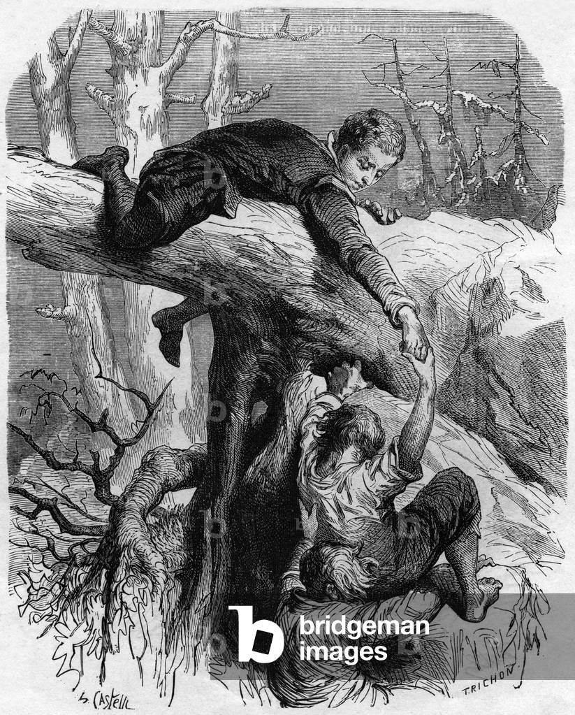 Henri IV (1553-1610) French king in 1589-1610, here as a child, engraving