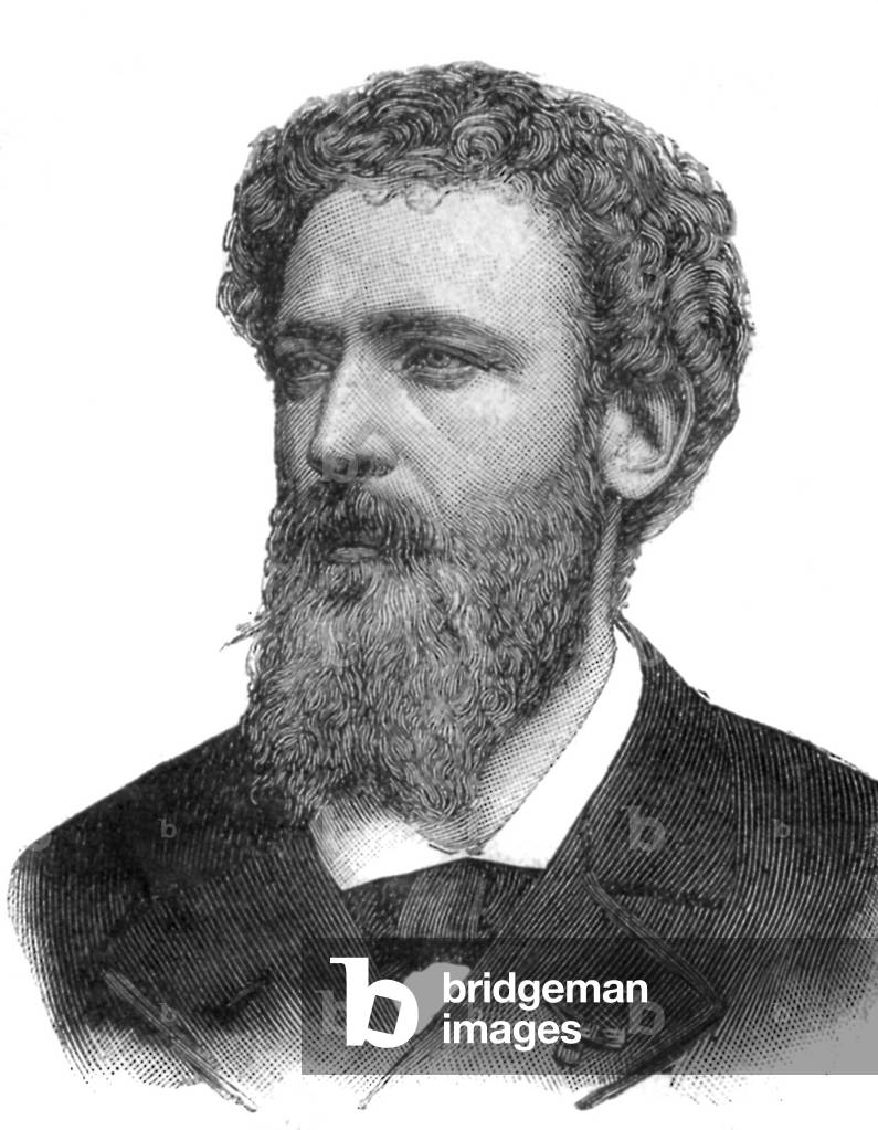 Henry Houssaye (1848-1911) French historian and novelist member of French Academy, engraving