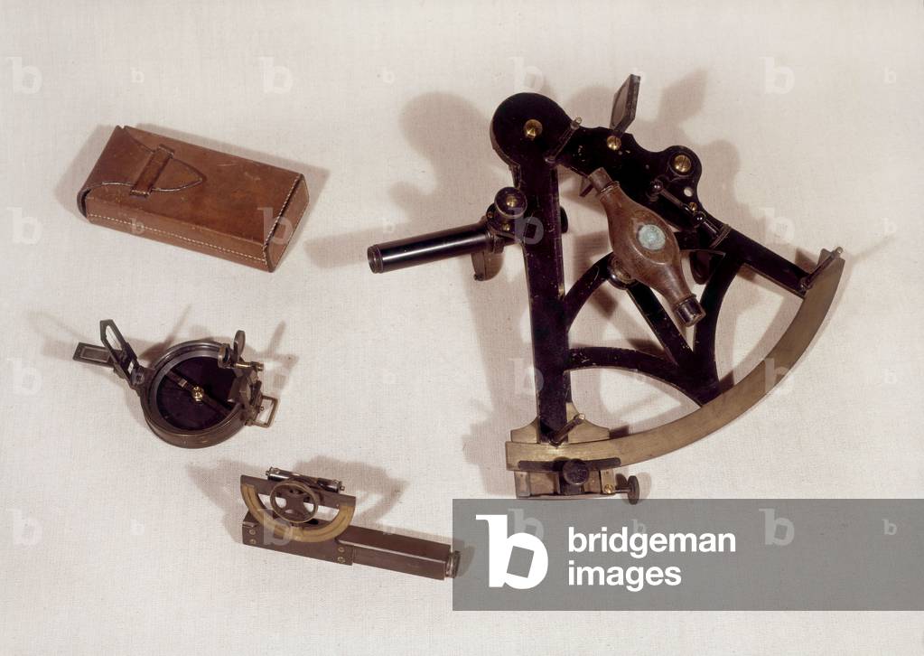 geodesy tools of Pierre Savorgnan comte de Brazza (1852-1905) : compass, sextant