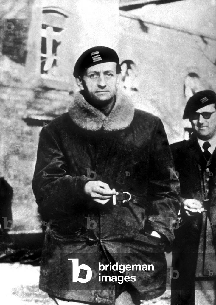 Andre Malraux 1944 at the time of the Resistance, known as 