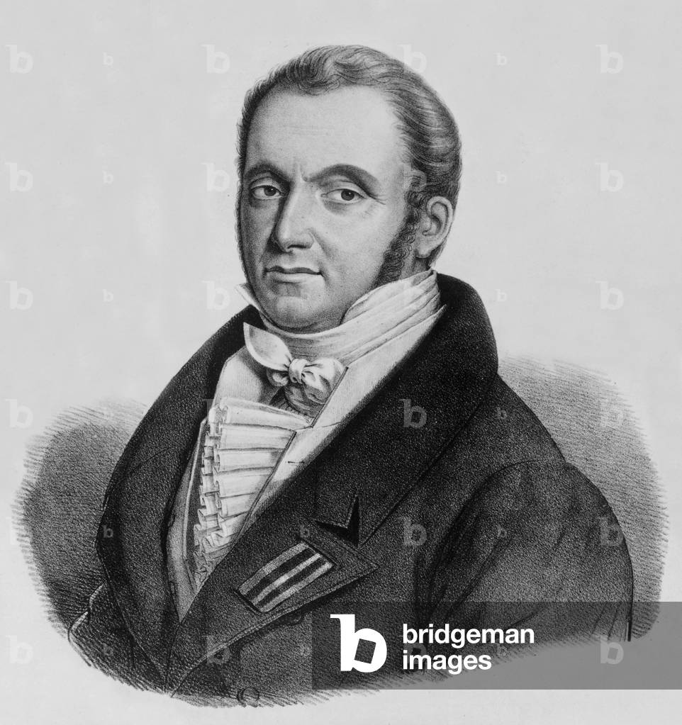 baron Guillaume Dupuytren (1777-1835) French anatomist and military surgeon, engraving