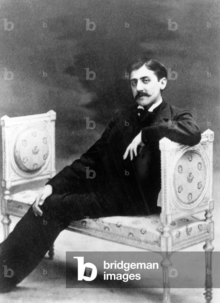 French writer Marcel Proust (1871-1922) c. 1895, photo by Otto Wegener (b/w photo)