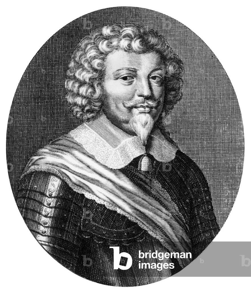 Gaspard III de Coligny (1584-1646) French marshal, engraving by Dannoet, 1652