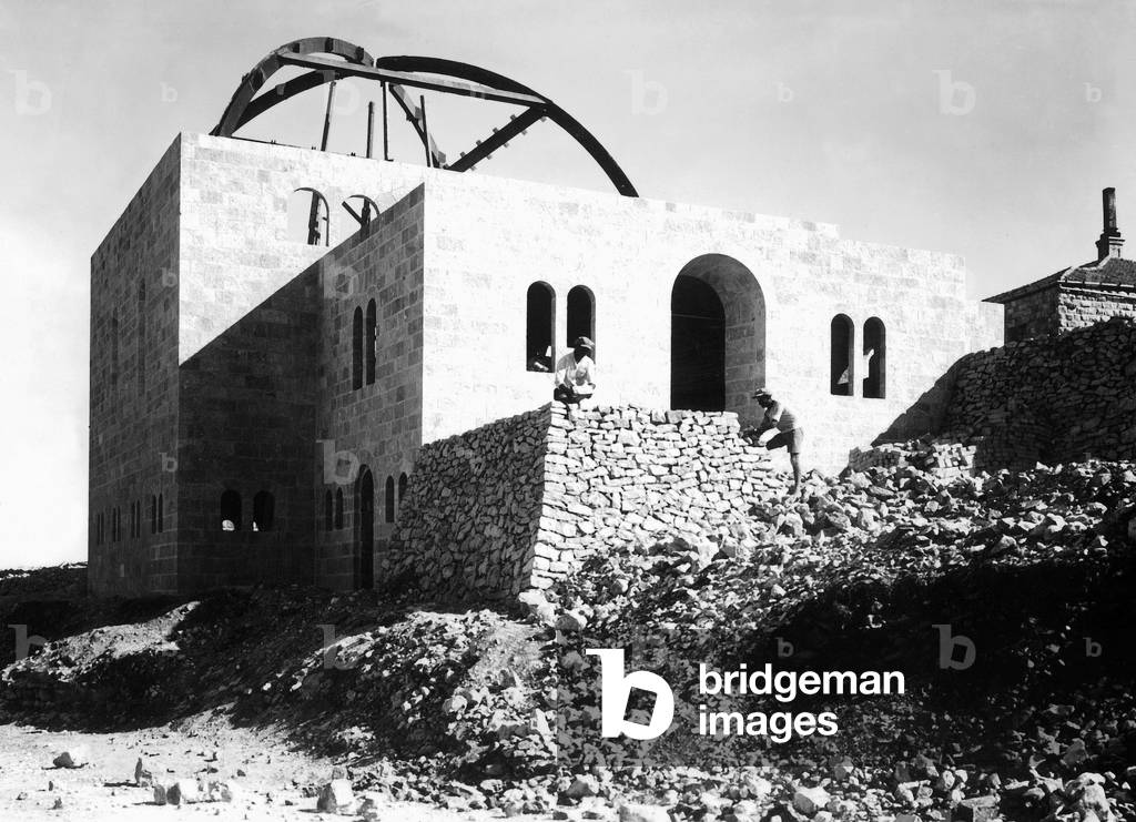 Synagogue in Bayith Vegan in Jerusalem 1928