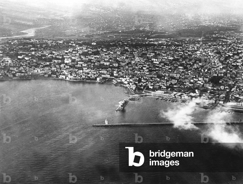 English bombings over Beirut during the great war