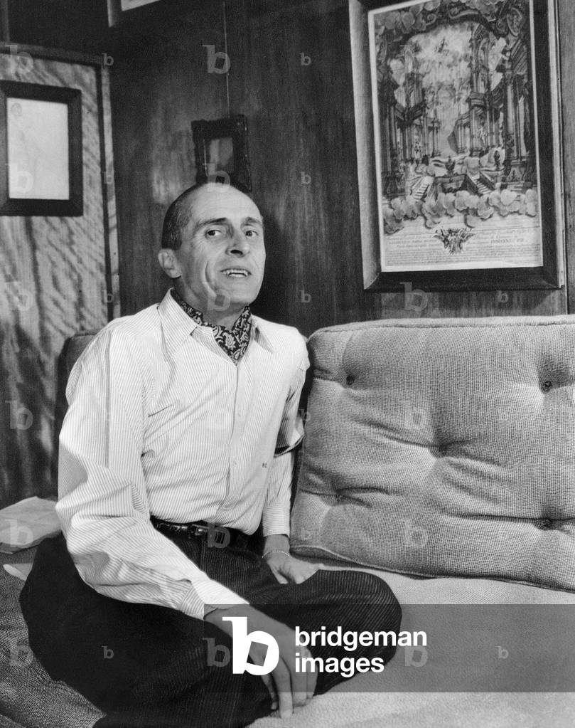 Rene Clair (1898-1981), 1954, photo by J. M. Marcel