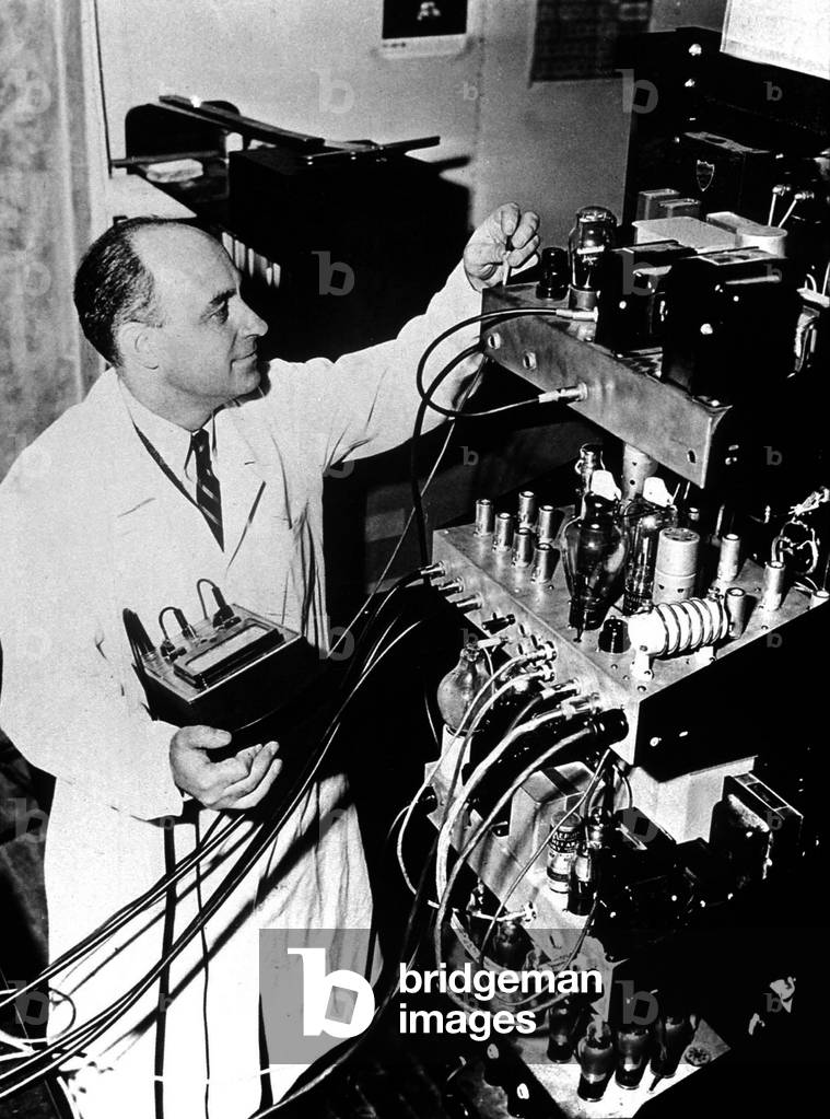 Enrico Fermi, c.1945 (b/w photo)