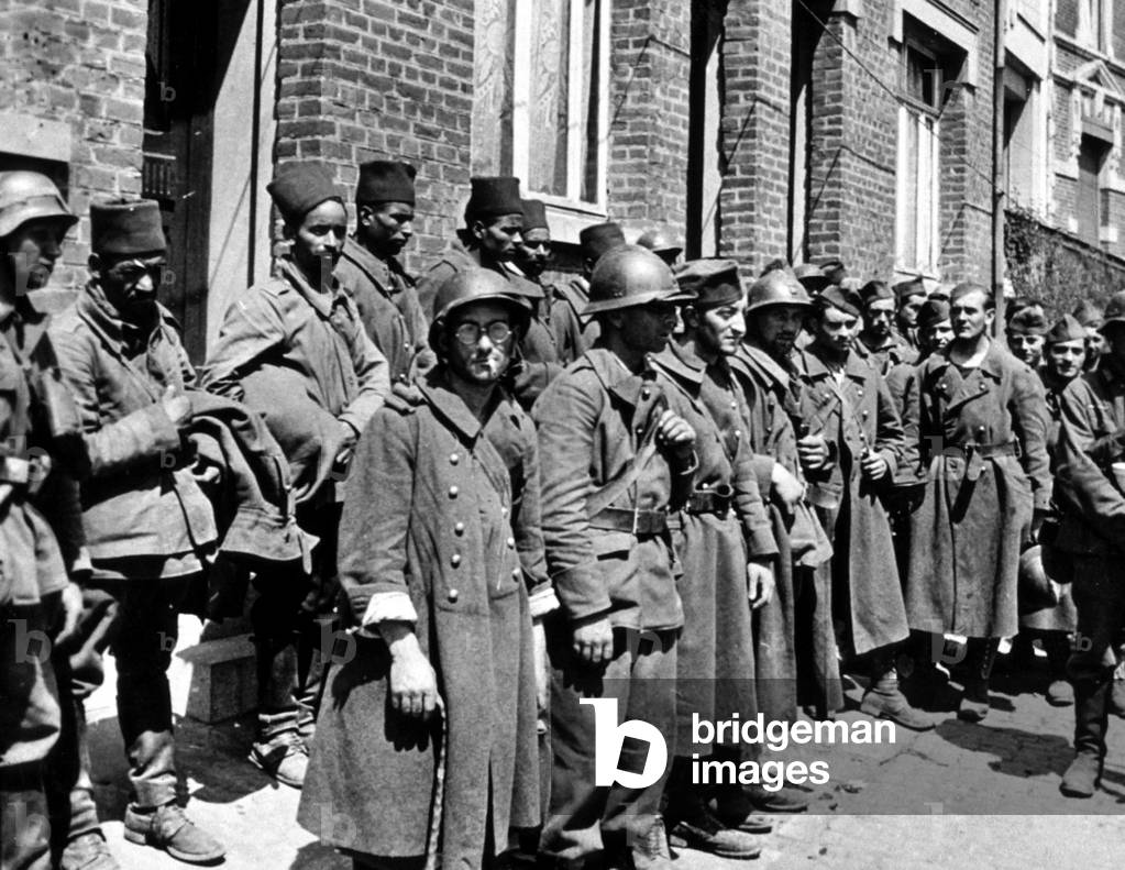 June 1940 : occupation of France by Germans : French soldiers prisoners (among them memebers of French colonial army)