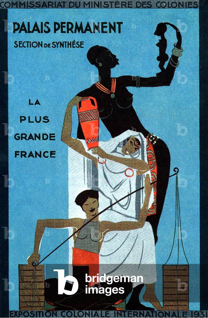 poster for international colonial exhibition in 1931 in Paris