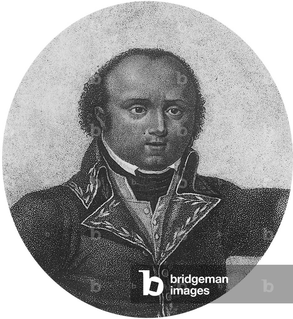 Thomas Alexandre Davy de la Pailleterie aka the general Dumas (1762-1806) French officer father of French writer Alexandre Dumas Father, engraving