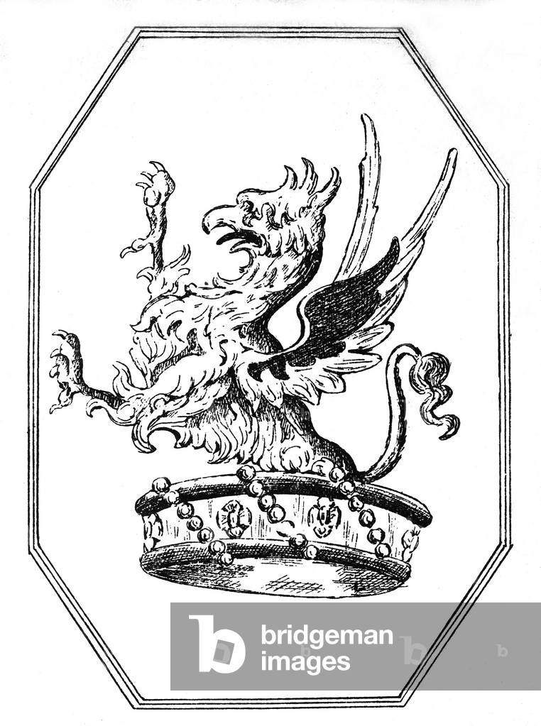 Humbert affair : the all affair began in 1882 Frederic Humbert French deputy and businessman and his wife Therese were sentenced in 1903 for forgery use of false documents and swindle on an imaginary inheritance from the Crawford -one branch of Therese's family. Here stamp of Crawford