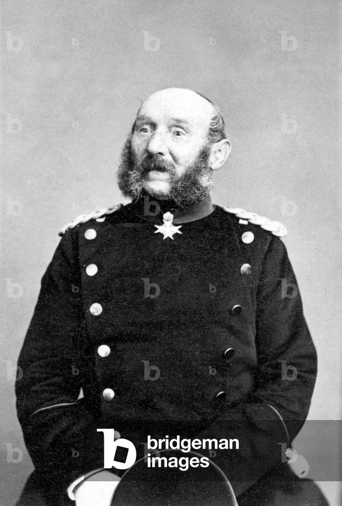 prussian general Monstein in 1870 at the time of the French prussian war - Prusse Prussia