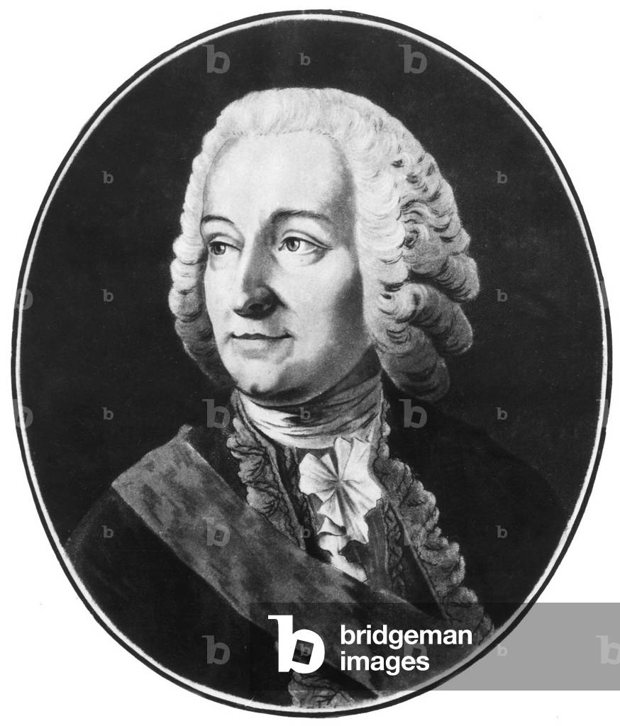 Joseph Francois Dupleix (1697-1763) governor general of the French establishment in India, drawing
