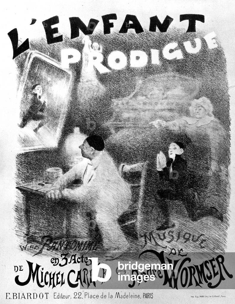 poster by Adolphe Leon Willette for 