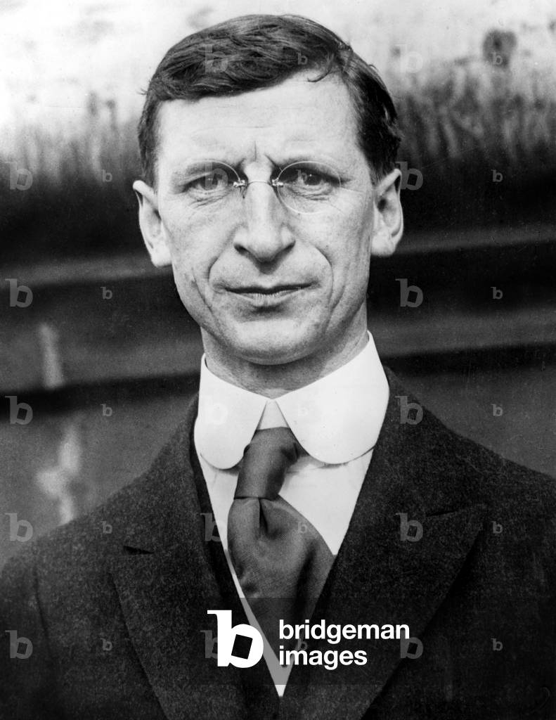 Eamon de Valera (1882-1975) a leader of Ireland's struggle for independence from Britain in the early 20th Century, thrice Irish Prime Minister, he finished his career as President of Ireland in 1959-1973, here in july 1918