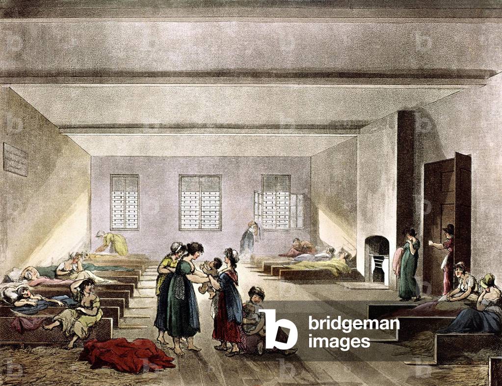 center to welcome poor women in London, 19th century