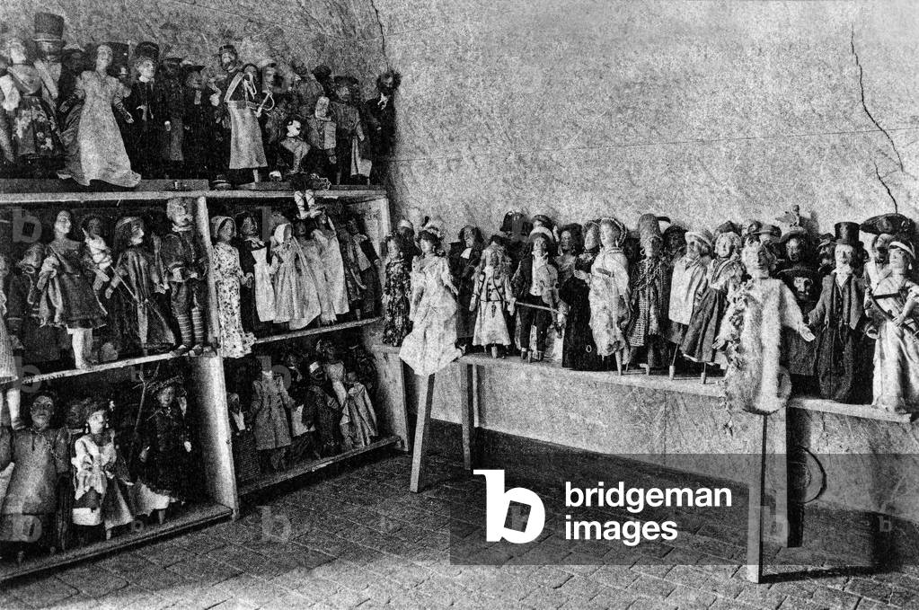 Collection of the puppets made by Maurice Sand (1823-1889), castle of Nohant, France, 19th century