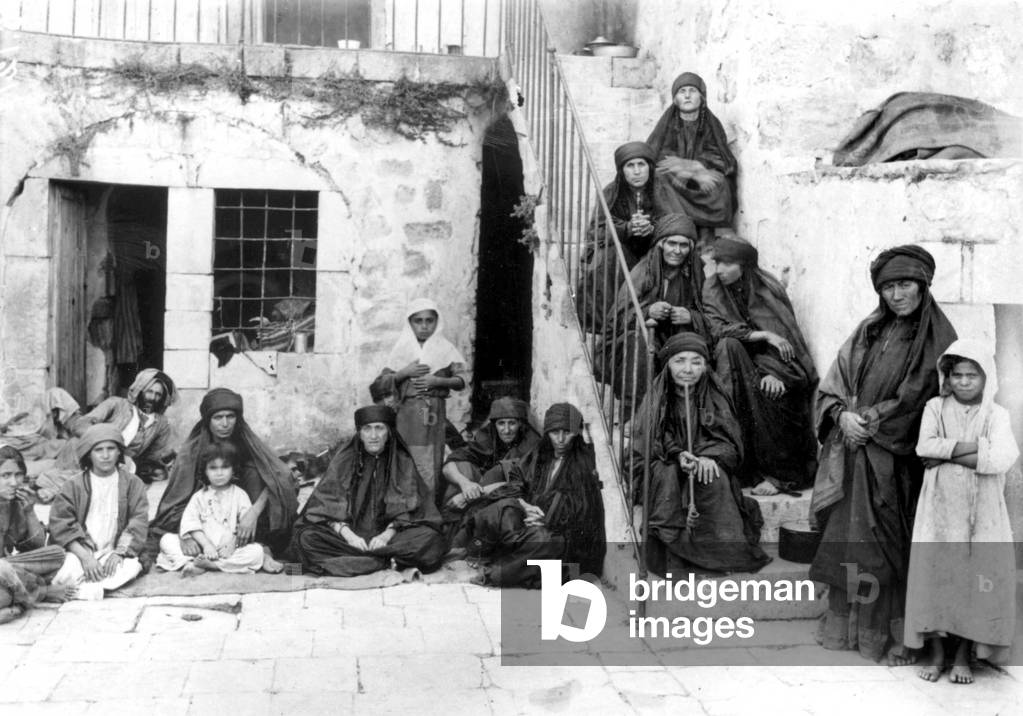 Al-Salt refugees (Jordania) in Jerusalem april 1919
