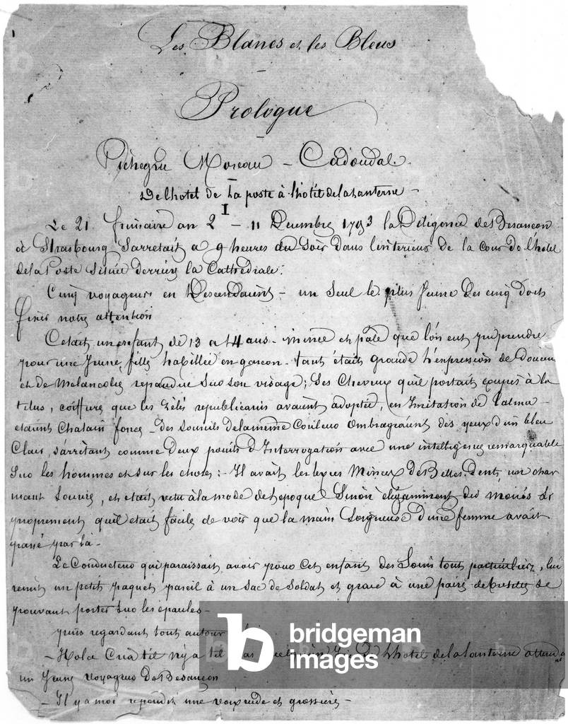 Manuscript of 