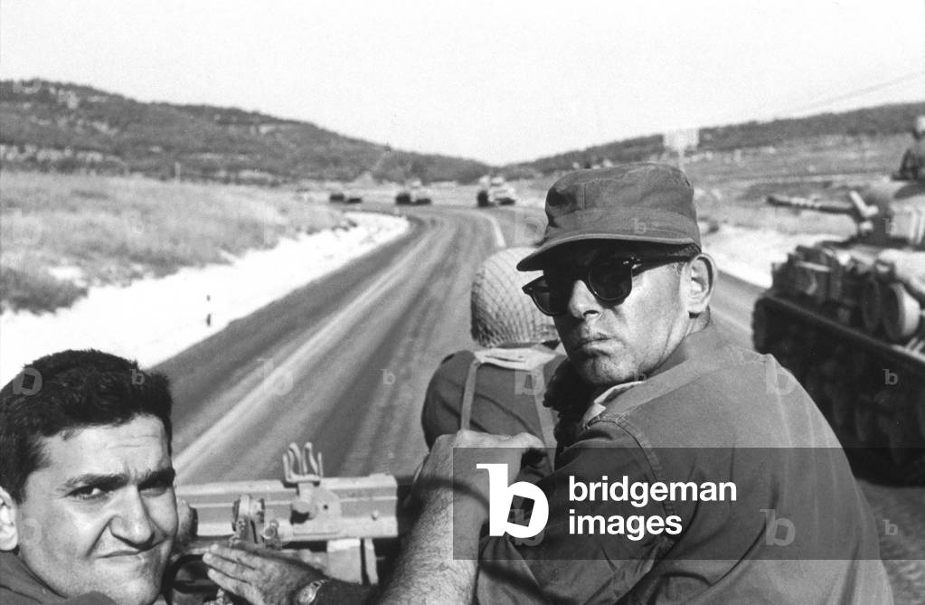 Israeli soldiers going in Jerusalem june 5, 1967 (Six Days War)
