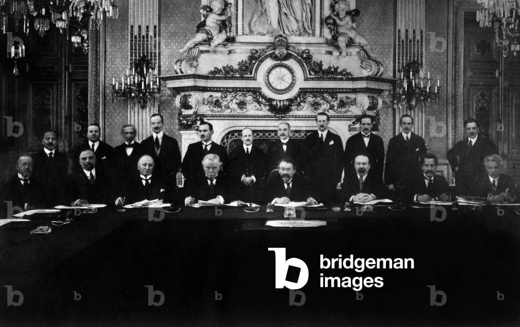 Paris conference on january 24, 1924 in ministry of foreign affairs in Paris setting compensations by germany to 226 billions of marks)