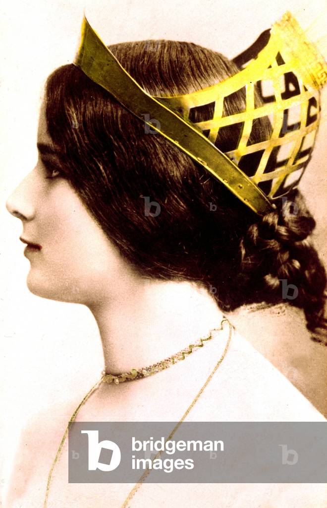 Dancer Cleopatra Diane of Merode called Cleo of Merode (1873-1966) in the 1890's