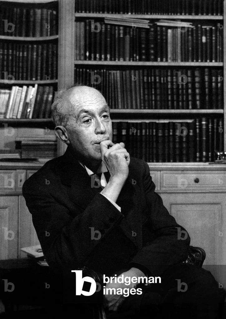 Louis Victor de Broglie, prince then duke of Broglie (1892-1987) French physicist, here in 1954
