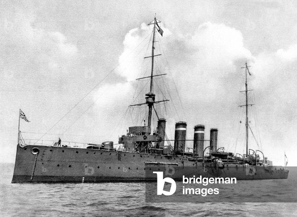 English warship Falmouth , which was sunk by german fleet in Northern Sea in 1916 during the great war