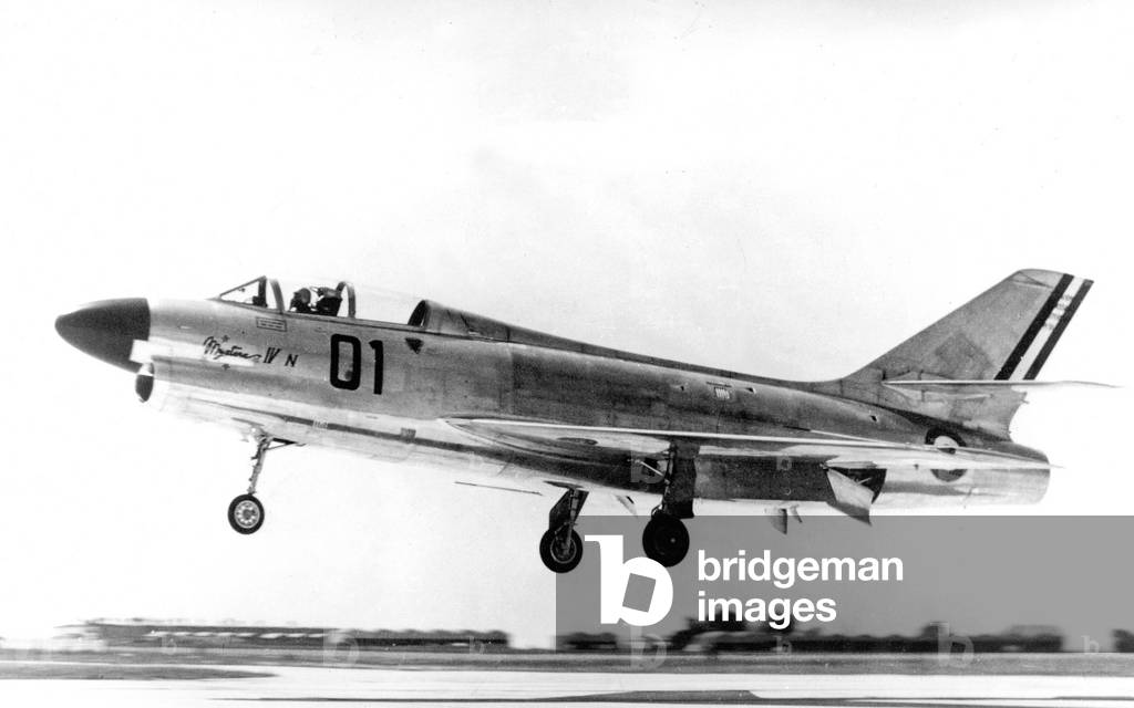 Mystery IV-N jet plane in the 50's