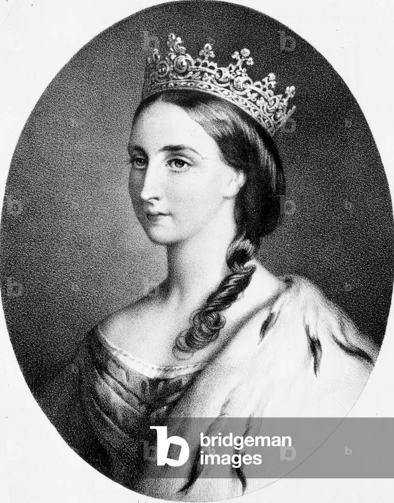 Empress Charlotte of Saxe-Cobourg-Gotha and of Belgium (1840-1927) wife ofMaximilien (Ferdinand-Joseph of Habsbourg) emperor of Mexico, c.mid 1860's