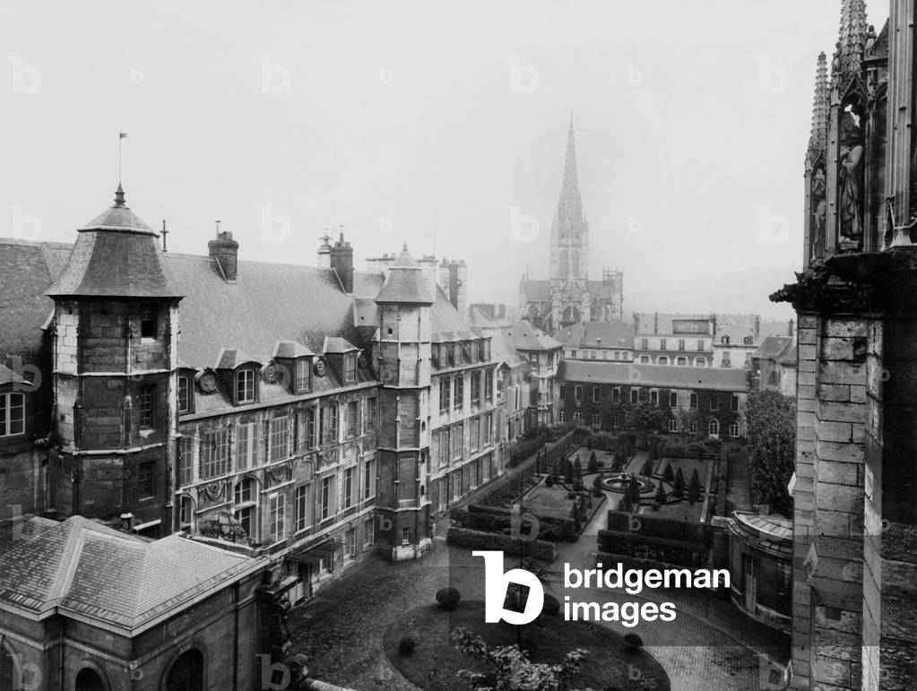 View of Rouen archdiocese gardens