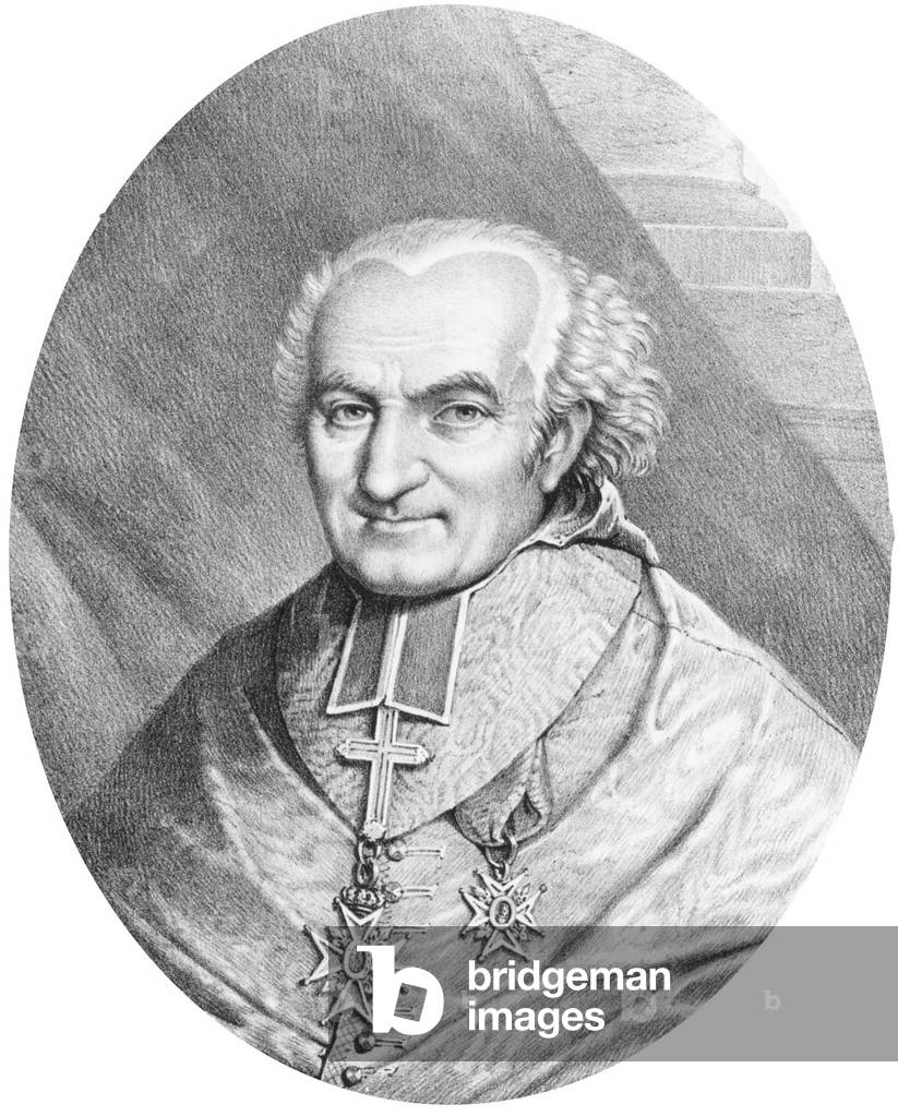 Marc Marie Marquis of Bombelles (1744-1822) French clergyman ambassador in Venice, engraving