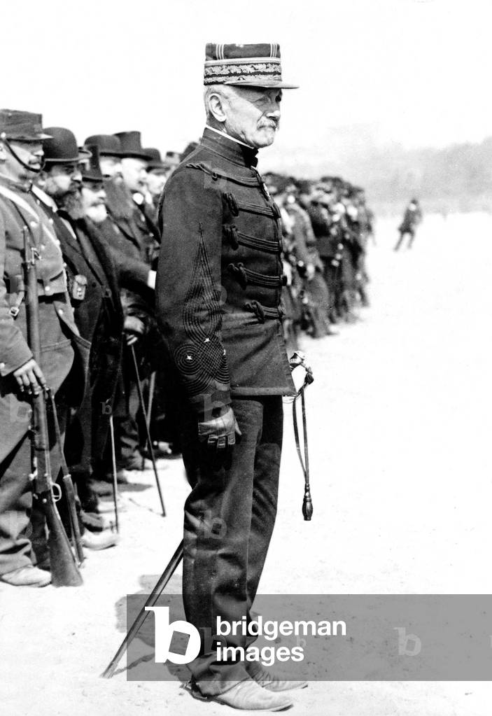 French general Joseph Michel Maunoury (1847-1923) commandant of the French Sixth Army during the Great War